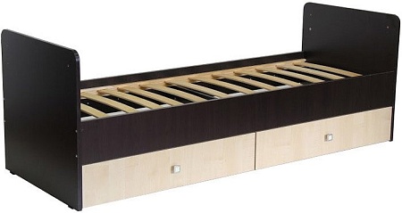 Детская кроватка Фея 1100 (венге/клен) [0001033.12]