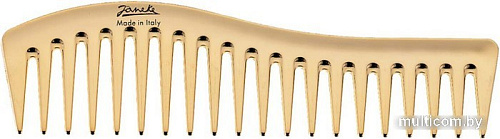 Расческа гребень Janeke Haircomb AU805 (золото)