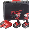 Milwaukee M18 CBLPP2A-402C 4933464536 (шуруповерт, винтоверт, 2 АКБ, кейс)