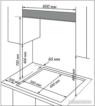 Варочная панель Nordfrost (Nord) HS 6041 B