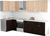 Готовая кухня S-Company Клео лайт 1.2x2.6 левая (венге/дуб сонома)
