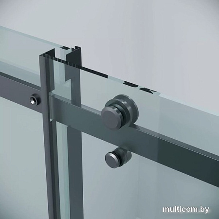 Душевой уголок Grossman Classic 130x90x195 120.K33.04.1390.21.00 (черный матовый/прозрачное стекло)