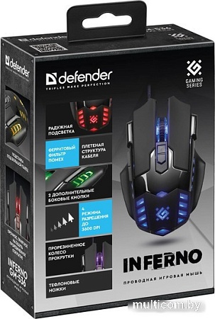 Игровая мышь Defender Inferno GM-536