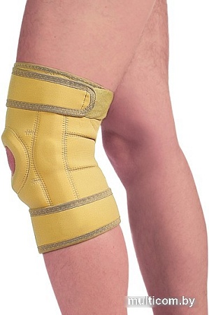 Ортез коленный Польза С шарнирами разомкнутый 0807 (р.3, бежевый)