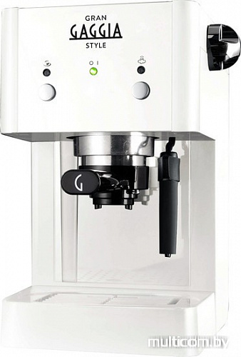 Рожковая кофеварка Gaggia GRAN Style AL WH [RI8423/21]