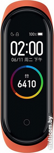 Фитнес-браслет Xiaomi Mi Band 4 (оранжевый, китайская версия)