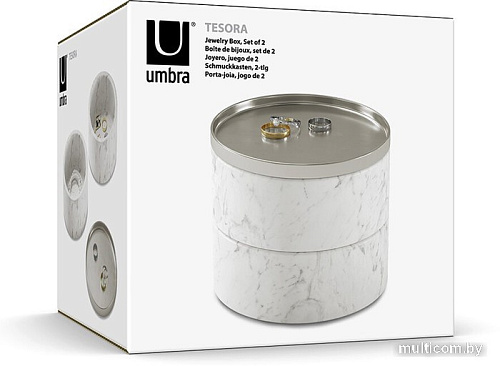 Шкатулка для украшений Umbra Tesora 299470-491 (белый)