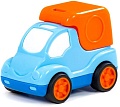 Игрушечный транспорт Полесье Беби Кар автомобиль-фургон инерционный 88833 (голубой/оранжевый)