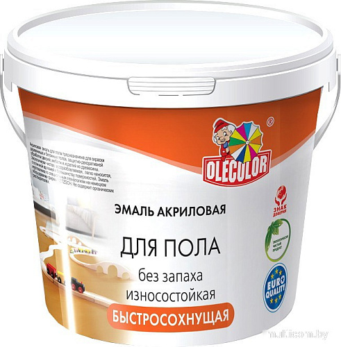 Olecolor Для пола акриловая 1 кг (серый туман)