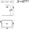 Умывальник Creavit Ultra 60x40 UL060-00CB00E-0000