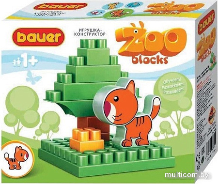 Конструктор Bauer ZOO Blocks 545 Кот