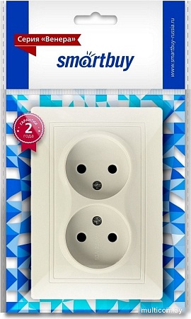 Розетка SmartBuy Венера SBE-01i-10-S2-N-c