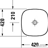 Умывальник Duravit Zencha 42 2373421379