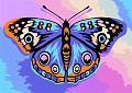 Картина по номерам Wizardi Бабочка MINI138