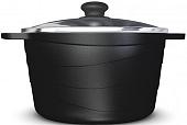 Кастрюля Нева металл посуда Черный гранит 186660