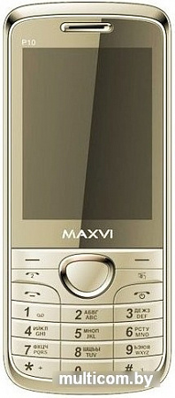 Мобильный телефон Maxvi P10 (золотистый)