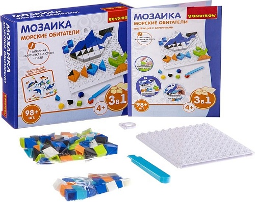 Мозаика/пазл Bondibon Мозаика Морские обитатели ВВ3025
