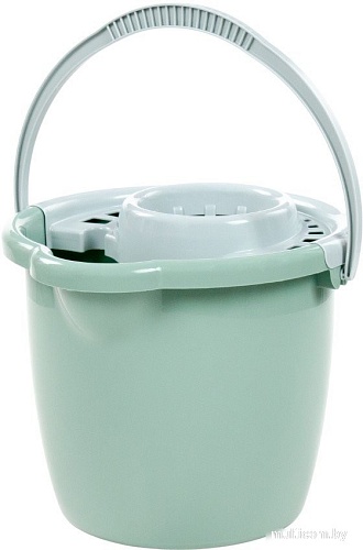 Ведро с отжимом Полесье №9 с отжимом 04854 (9 л, бледно-оливковый)