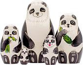 Развивающая игра Брестская Матрешка Медведь панда (набор 5 шт)