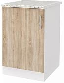 Шкаф напольный Stolline Уют 275.08МСТ (белый/дуб сонома)