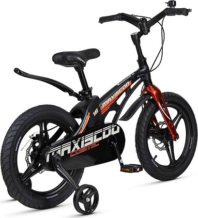 Детский велосипед Maxiscoo Cosmic Deluxe 16 2025 MSC-C1645D (мерцающий графит, разобранный)