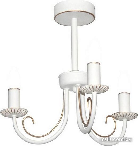 Люстра средней высоты Элетех Рустика 133 НСБ 01-3х60-144 Е14 1005404243 (белый патина)