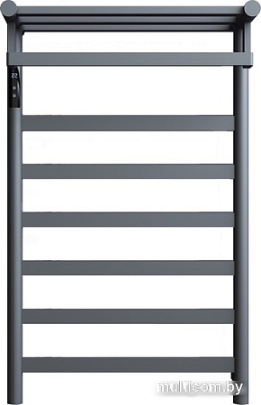 Полотенцесушитель Maxonor PL-TRE05-50-6-3 с полкой (серый, подключение слева)