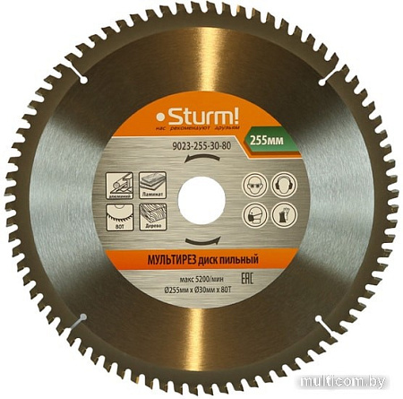 Пильный диск Sturm 9023-255-30-80T