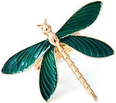 Кольцо для салфеток Arya Dragonfly 8680943222725 (4 шт, золотой/зеленый)
