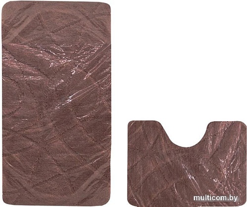 Набор ковриков Gokyildiz Standart 0.5x0.8 CROSS-5002-BROWN