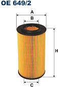 Масляный фильтр Filtron OE 649/2