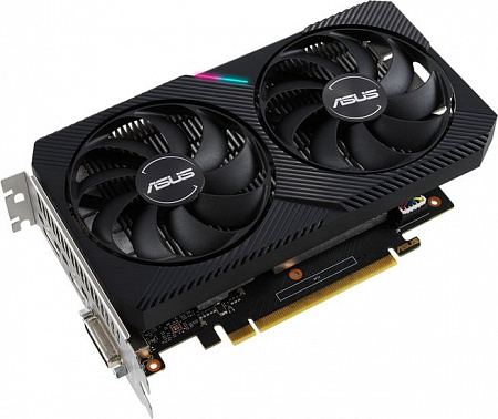 Видеокарта ASUS Dual GeForce GTX 1650 Mini OC 4GB GDDR6 DUAL-GTX1650-O4GD6-MINI
