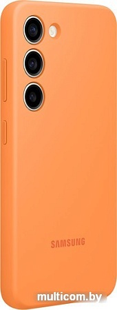 Чехол для телефона Samsung Silicone Case S23 (оранжевый)