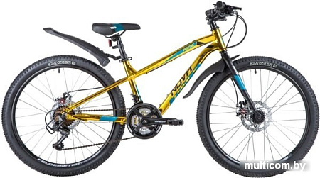Велосипед Novatrack Prime D 24 р.13 2020 (золотистый)