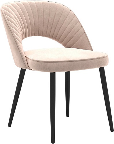 Стул Памир Новара F06 (светло-бежевый/черная опора)