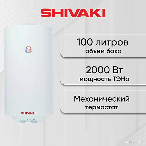 Накопительный электрический водонагреватель Shivaki SH WH 2.0 100 (белый)