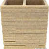 Стакан для зубной щетки и пасты Ridder Brick 22150211 (бежевый)