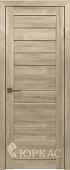 Межкомнатная дверь Юркас Лайт 6 ДГ 60x200 (дуб мокко)