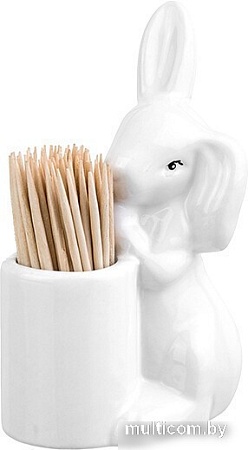 Подставка для зубочисток Elan Gallery Зайка с зубочистками 350127