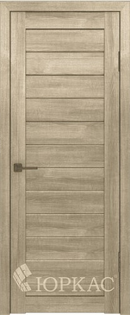 Межкомнатная дверь Юркас Лайт 6 ДГ 60x200 (дуб мокко)