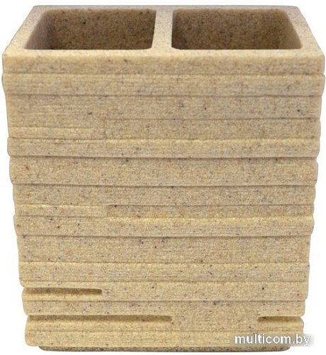 Стакан для зубной щетки и пасты Ridder Brick 22150211 (бежевый)