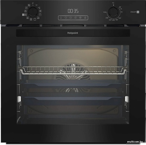Электрический духовой шкаф Hotpoint HSTF 1231 JSAH BLG