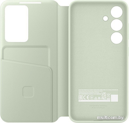 Чехол для телефона Samsung View Wallet Case S24 (светло-зеленый)