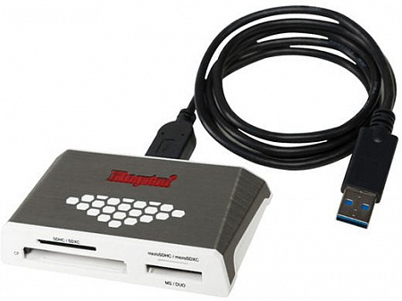 Кардридер Kingston USB 3.0 Media Reader (FCR-HS4)