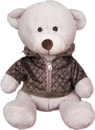 Классическая игрушка Weihai Мишка в свитере V4225728 (бежевый)