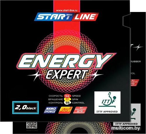 Накладка на ракетку Start Line Energy Expert 2.0 (черный)