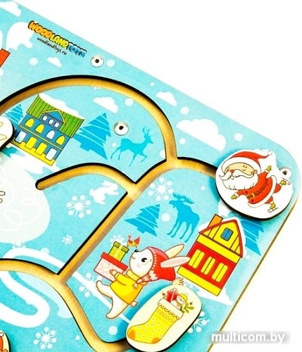 Лабиринт WoodLand Toys Новый год 114113