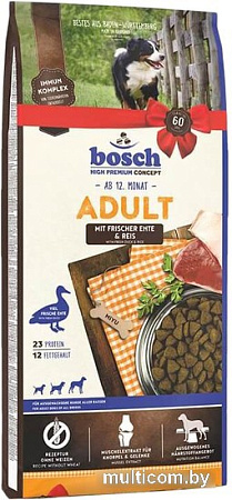 Сухой корм для собак Bosch HPC Adult Duck & Rice 3 кг