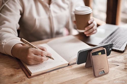 Кредитница Momax 1-Wallet SR29L2 (Sandstone)