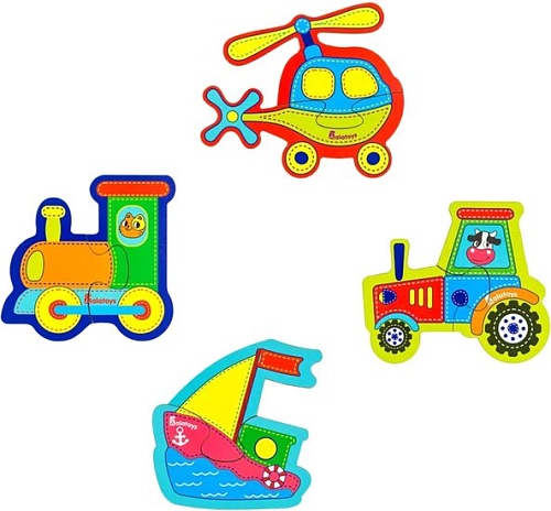 Мозаика/пазл Alatoys Транспорт ПЗЛ04